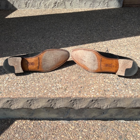 Antonio Maurizi Cap Toe Leather Oxford Size 45 - Picture 3 of 7